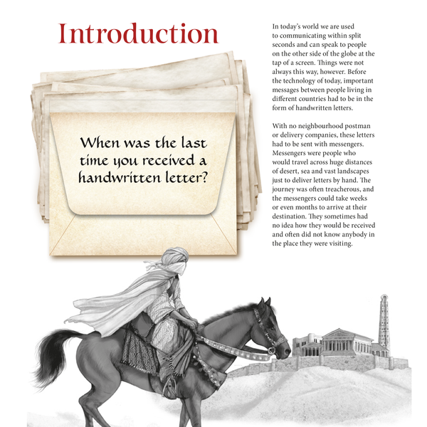 Letters from a Prophet illustrated interior spread