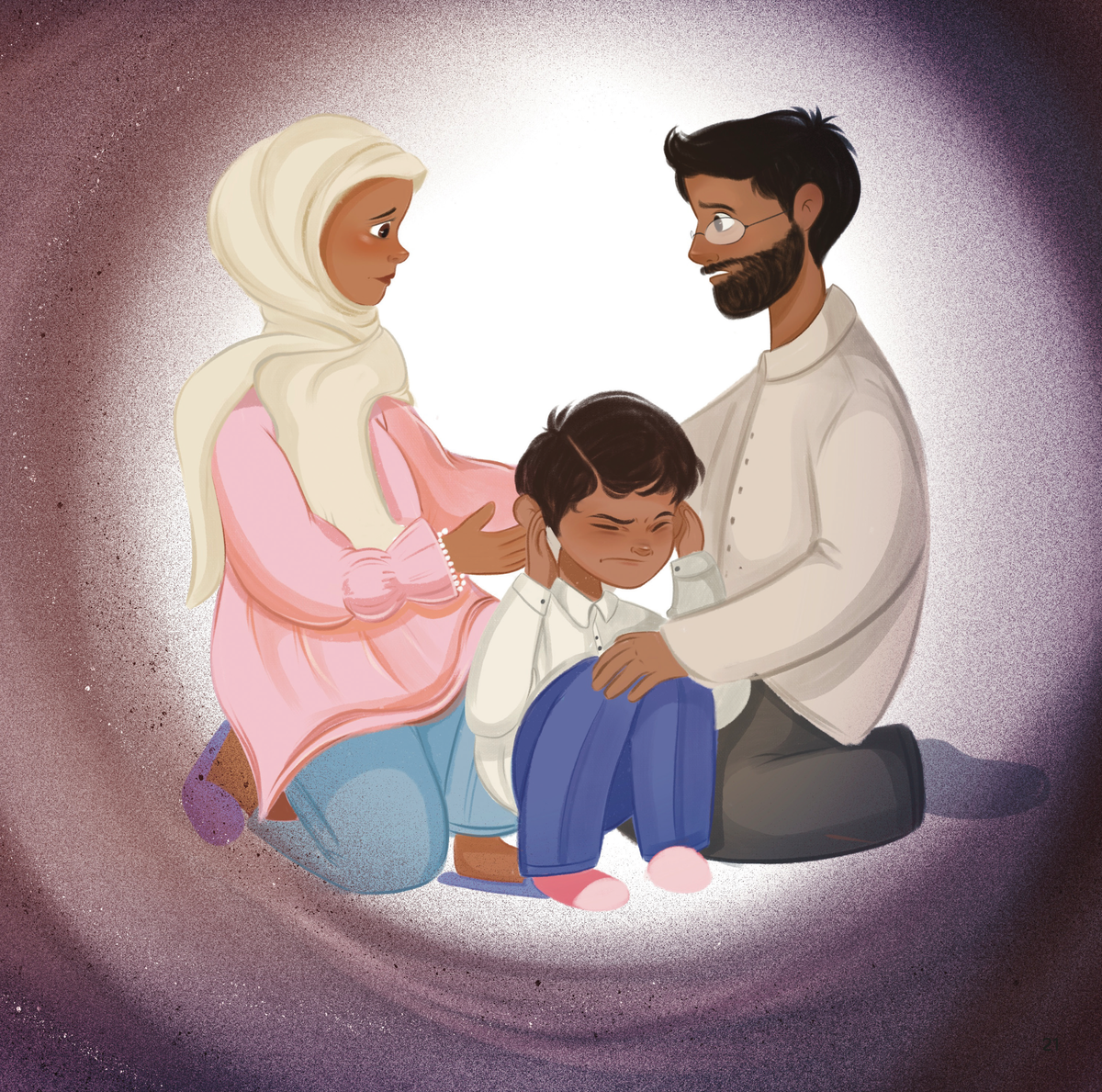 Bilal's Bad Day illustrated interior page