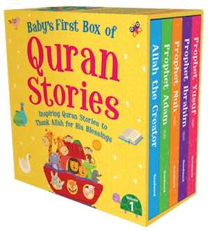 Baby's First Box of Quran Stories (5 Board Books Set) Vol. 1